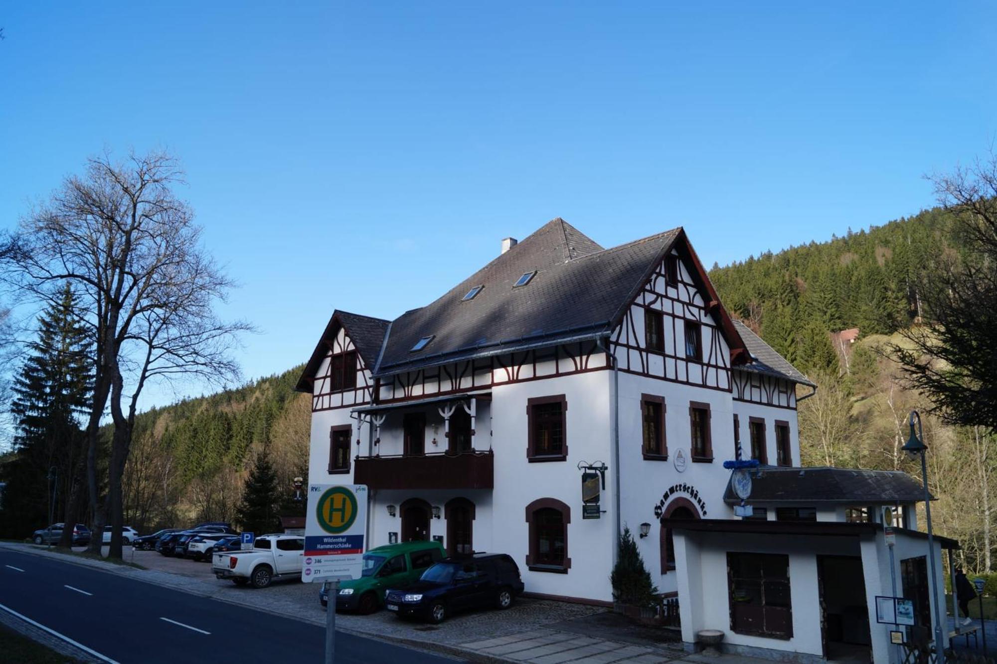 Gasthof Und Pension Hammerschaenke Wildenthal Buitenkant foto